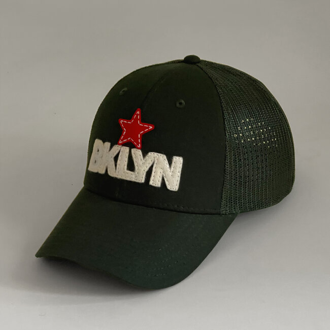 BKLYN Trucker Hat Solid Green