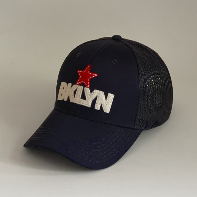 BKLYN Trucker Hat Solid Black