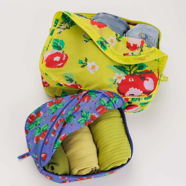 Baggu Baggu Packing Cube Set Needlepoint Fruit