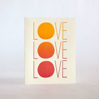 Fugu Fugu Press Love Sunset Card