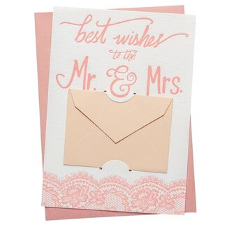 Color Box Design & Letterpress Mr. and Mrs. | Gift Card