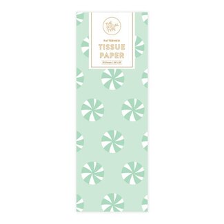 The Social Type Peppermint Holiday Tissue Paper