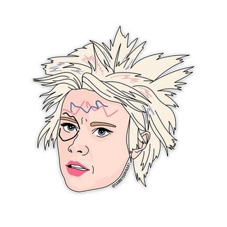 Sammy Gorin Weird Barbie, Barbie Movie, Kate Mckinnon, Sticker