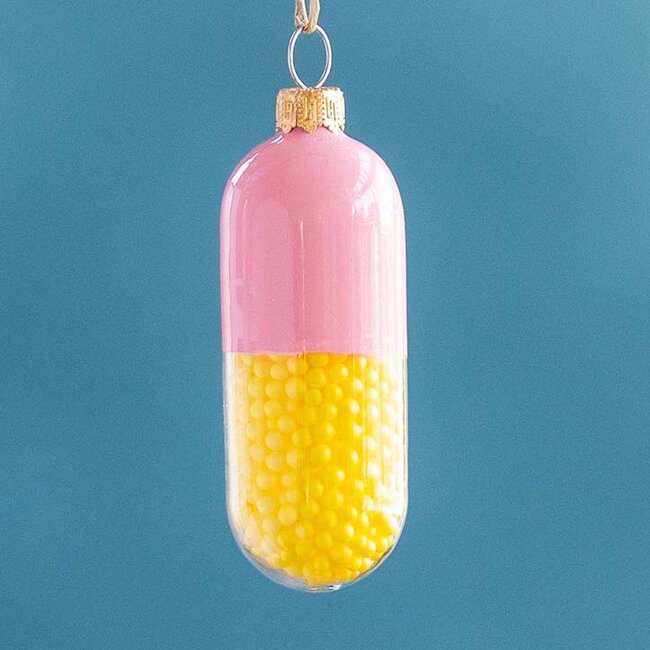 Happy Pill Ornament