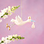 Flying Stork Ornament