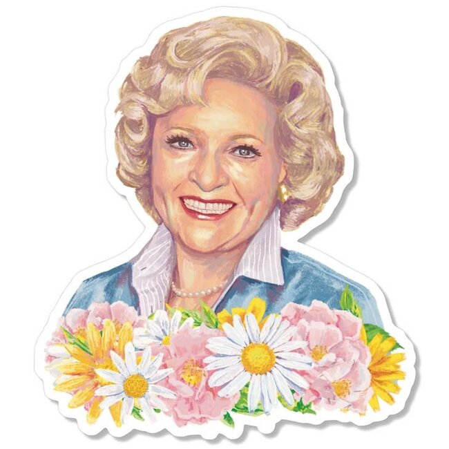 Betty White Sticker