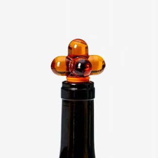 Areaware Areaware Hobknob Bottle Stoppers Amber