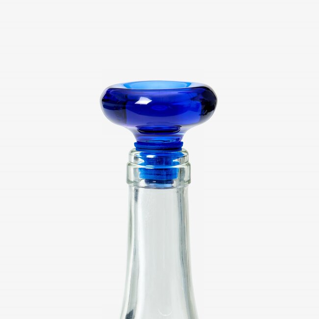 Areaware Hobknob Bottle Stoppers Blue