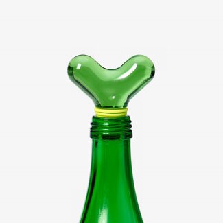 Areaware Areaware Hobknob Bottle Stoppers Green