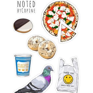 Noted by Copine New York Sticker Sheet