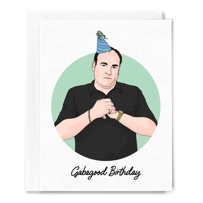 Gabagood Birthday, Tony Soprano, Gabagool, the Sopranos Card