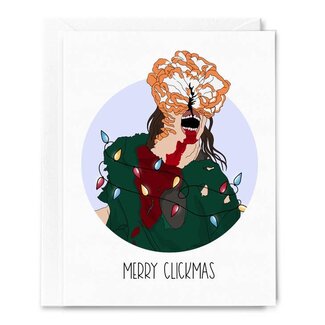Sammy Gorin Merry Clickmas, the Last of Us, Clicker Christmas Card