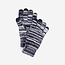 Verloop Twist Knit Touchscreen Gloves Black White