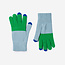 Verloop Colorblock Touchscreen Gloves  Kelly Stone Blue O/S