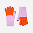 Verloop Colorblock Touchscreen Gloves  Poppy Lilac O/S
