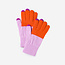 Verloop Colorblock Touchscreen Gloves  Poppy Lilac O/S