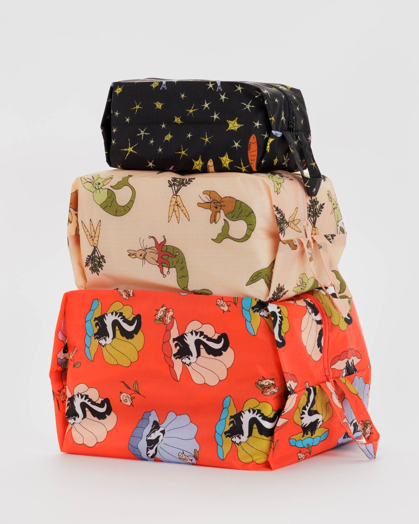 Baggu 3D Zip Set Sea Animals