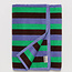 Baggu Bath Towel Mint 90's Stripe