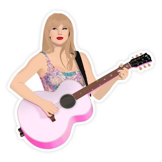 Shop Trimmings Taylor Swift Guitar Eras Tour Sticker
