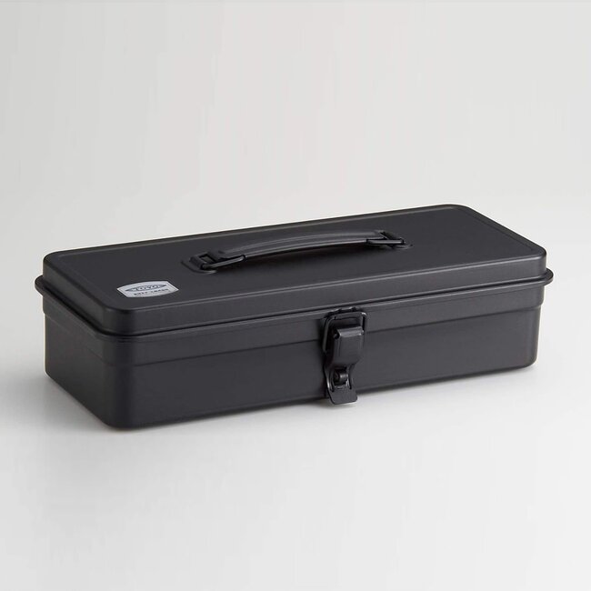 Toyo Flat Lid Top Handle Toolbox T-320 Black