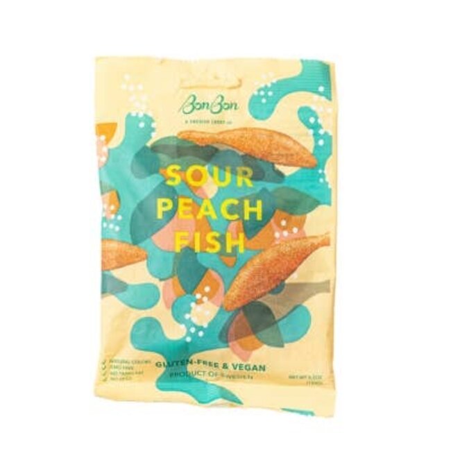 BonBon NYC Sour Peach Fish - 5.2oz