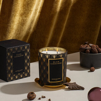 Brooklyn Candle Studio Black Tie Holiday BLACK CARDAMOM Candle