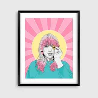 Sammy Gorin Taylor Swift Portrait Fine Art Print