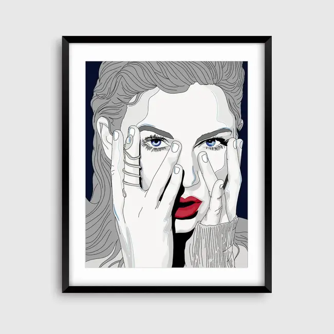 Taylor Swift, Reputation, Fine Art Print