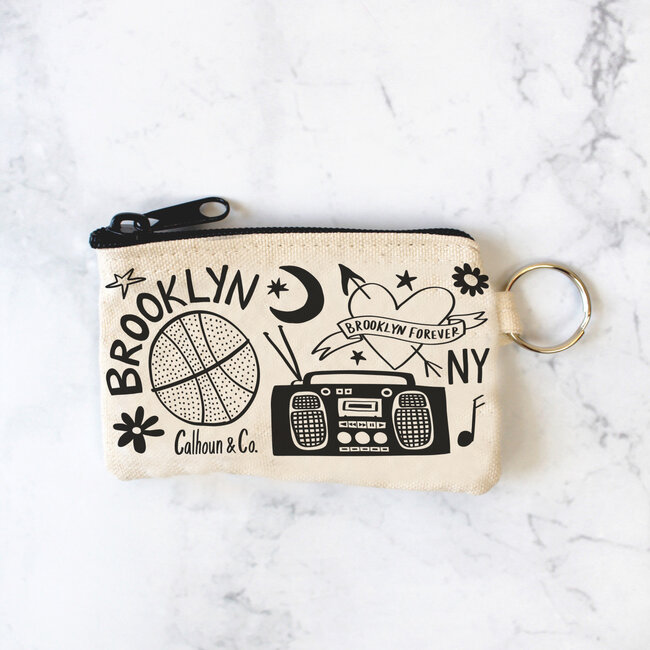 Calhoun & Co. Brooklyn NY Zipper Card Pouch