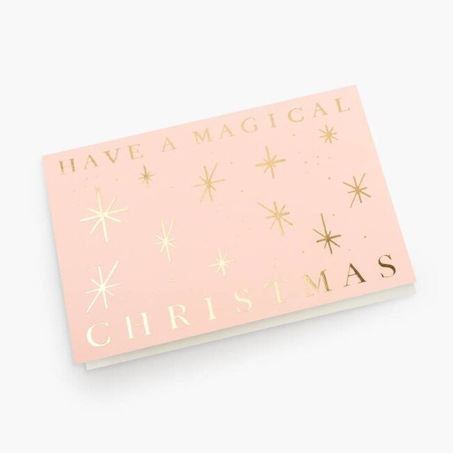 Christmas Card "Magical Christmas" with Gold-Foil