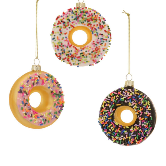 Donuts with Sprinkles 3 Asst Ornament