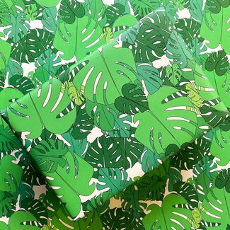 Quick Brown Fox Wrapping Paper MONSTERA