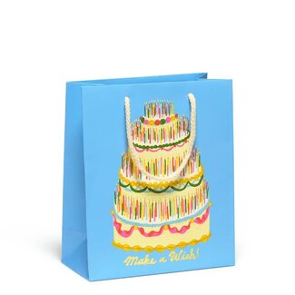 Red Cap Cards Make A Wish Birthday Gift Bag