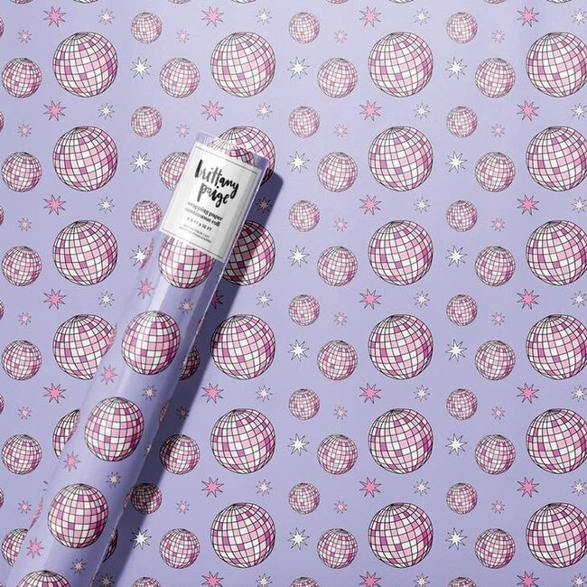 Disco Ball Wrapping Paper Roll