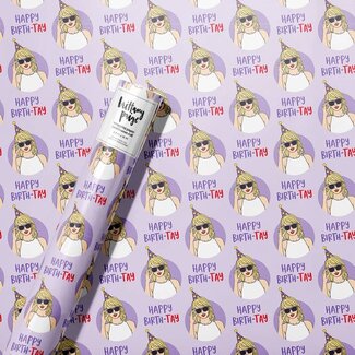Brittany Paige Happy Birth-Tay Wrapping Paper Roll