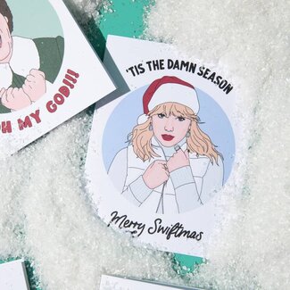 Sammy Gorin Tis the Damn Season, Swiftmas, Taylor Swift, Christmas Card