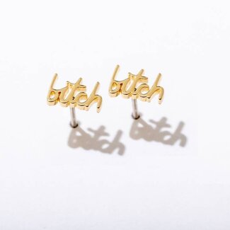 Bitch Stud Earrings