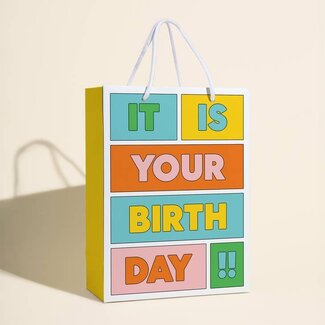 Paper & Stuff It Is Your Birthday Gift Bag - Large