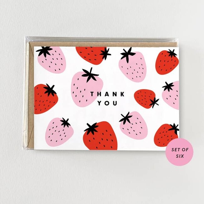 Mini Boxed Set - Funky Strawberries Thank You