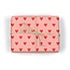 Red Hearts Gift Wrap Roll