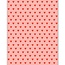 Red Hearts Gift Wrap Roll