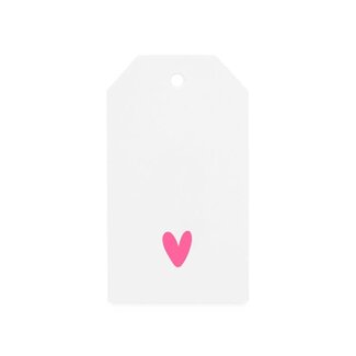 Sugar Paper Neon Heart Gift Tag (Box of 10)