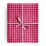 Houndstooth Red and Pink Valentine Wrapping Paper Roll