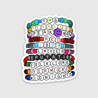 Brittany Paige Eras Friendship Bracelets Sticker