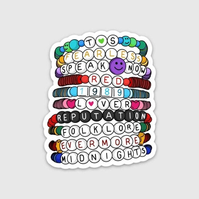 Eras Friendship Bracelets Sticker