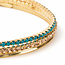Scout Sparkle & Shine Bracelet Trio  Caribbean Blue Opal/Gold