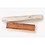 White Marble Rolling Pin and Wood Base