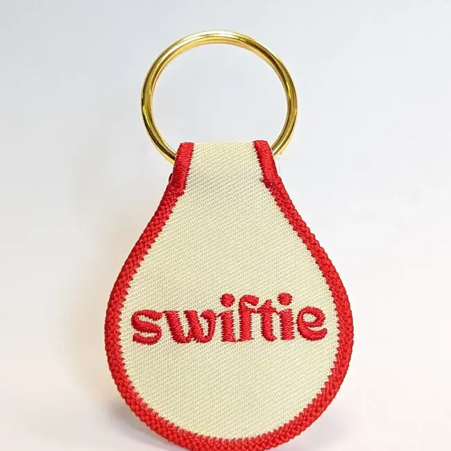 Swiftie Embroidered Key Tag