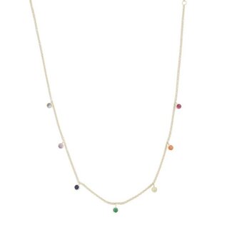 Honeycat Jewelry Rainbow Crystal Stardust Necklace