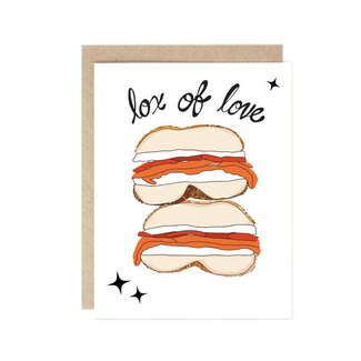 Drawn Goods Lox of Love Bagel Card